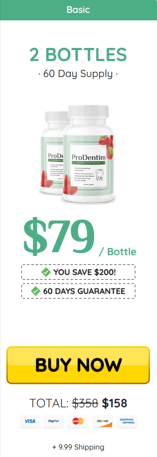 ProDentim 1 bottle price
